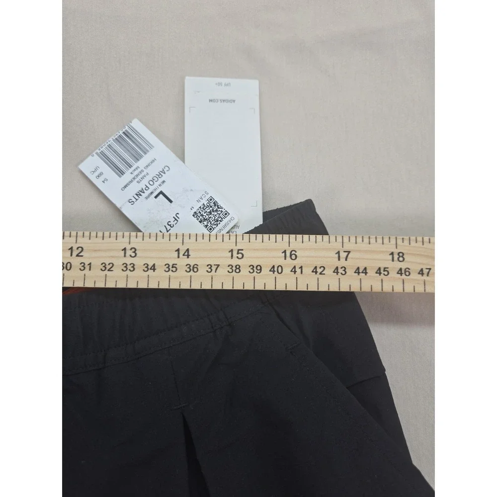 Adidas Terrex Men's Size Large Cargo Pants Hiking Black UPF 50+ NWT